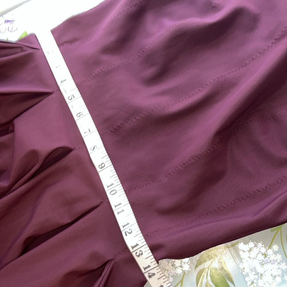 Lululemon Maroon Here To There Fit & Flare Dress Rare Bordeaux Drama - Picture 8 of 11
